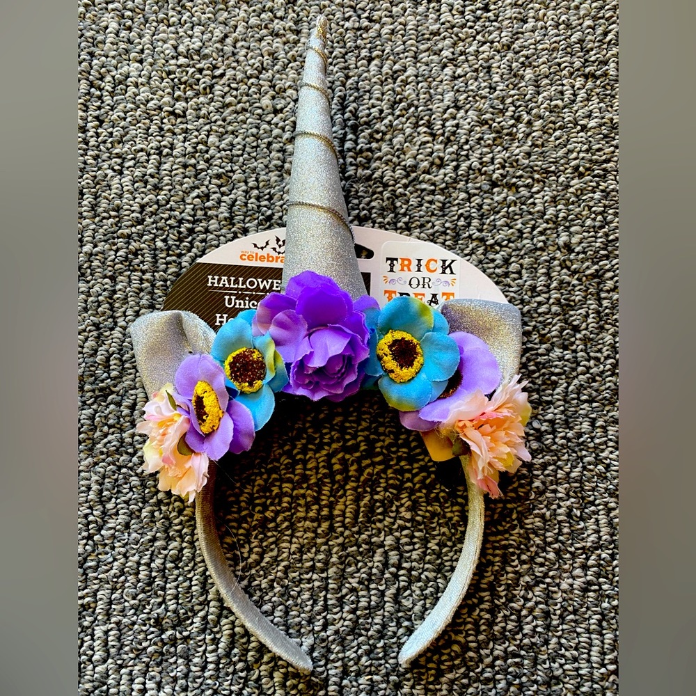 Unicorn Floral Headband
